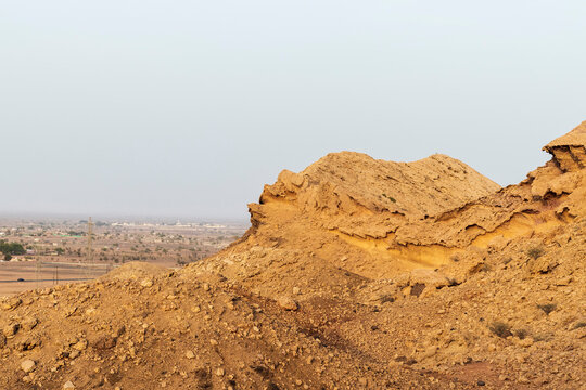 93 million years old rocks formations known as Jebels in Buhais area of Sharjah emirate, UAE