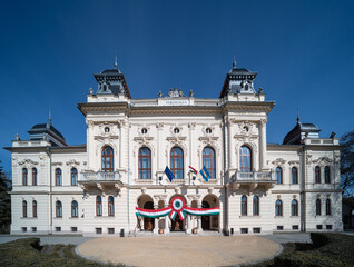 Town hall in Kisujszallas, Hungary