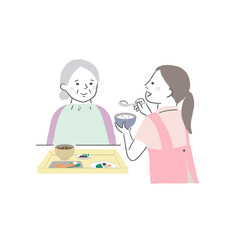 食事介助／女性介護士