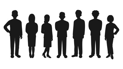 上を見上げるスーツ姿の男性 就職 新卒 会社員 イラスト素材 Wall Mural Senryu