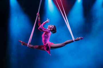circus, show, acts, aerialist, artist, acrobats, aerial duo, aerial straps, aerial silk, theatre,...