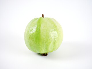 Guava fruit isolated on white background	