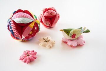 ちりめん細工　春のイメージ