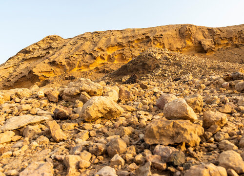 93 million years old rocks formations known as Jebels in Buhais area of Sharjah emirate, UAE