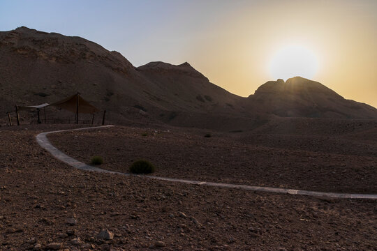 93 million years old rocks formations known as Jebels in Buhais area of Sharjah emirate, UAE
