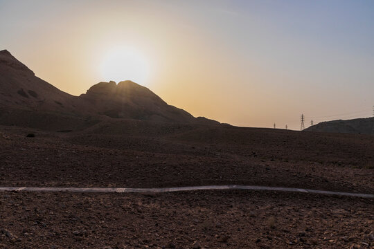 93 million years old rocks formations known as Jebels in Buhais area of Sharjah emirate, UAE