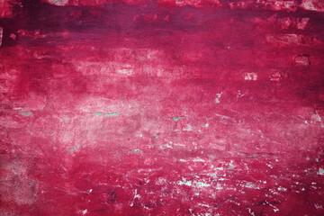 Texture, old, shabby, pink wall. Vignette. Backgrounds.