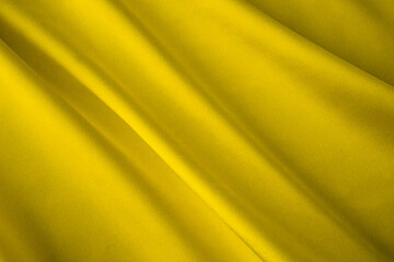 シルクのドレープ　黄色