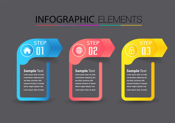 modern text box template, banner Infographics