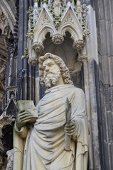 Fototapeta premium Cologne Cathedral. World Heritage - a Roman Catholic Gothic cathedral in Cologne