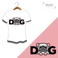Organic Dog dog t shirt design your own