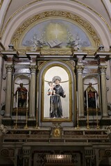 Fototapeta na wymiar Napoli - Altare di Sant'Antonio da Padova nella Chiesa di Santa Caterina a Chiaia