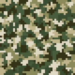 Texture military camouflage seamless pattern. Abstract army vector illustration
