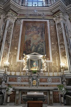 Napoli - Cappellone di sinistra della Chiesa di Santa Caterina a Chiaia