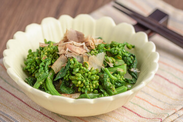 菜の花のおひたし