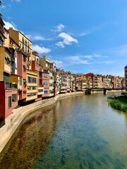 Onyar River, Girona, Spain