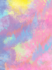 Abstract watercolor background with watercolor splashes. Oil paint effect