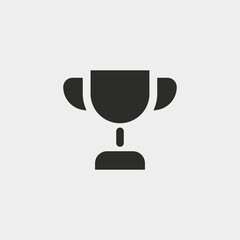 Trophy icon isolated on background. Award symbol modern, simple, vector, icon for website design, mobile app, ui. Vector Illustration