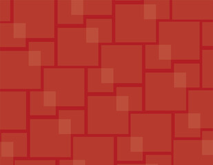 Abstract red geometric shape, squares background with copy space, pattern, repeating elements, , perfect for wallpaper, background fills, card, banners