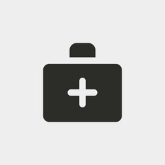 First aid icon isolated on background. Healthcare symbol modern, simple, vector, icon for website design, mobile app, ui. Vector Illustration