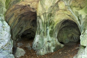Ostreznicka Cave on the Trail of Karst Phenomena of the Wiercica Valley, Krakowsko-Czestochowska Upland, Silesia, Poland
