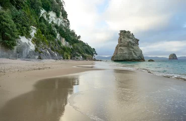 Foto auf Leinwand Te Hoho Rock in der Cathedral Cove © PRILL Mediendesign
