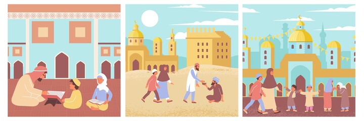 Obraz na płótnie Canvas Ramadan Muslim Design Concept
