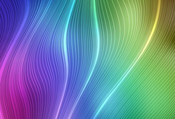 Light Multicolor vector blurred bright pattern.