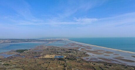 falaise de Leucate, côté méditerranéennes du sud de la France 