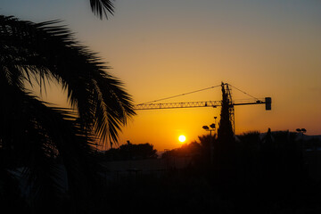 Sunrise in Winter on the island of Ibiza
