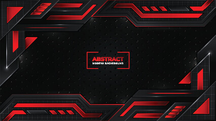 abstract modern red black frame layout design tech innovation concept background
