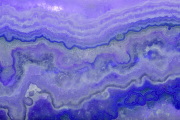 fine structure closeup of lilac and blue agate