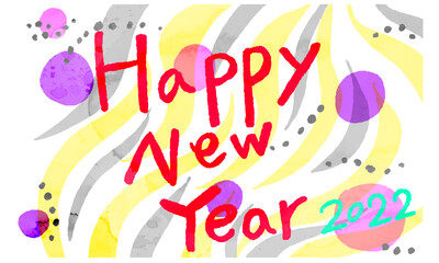 new year card vector of 2022