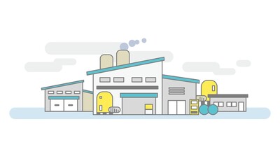 工場風景・全景