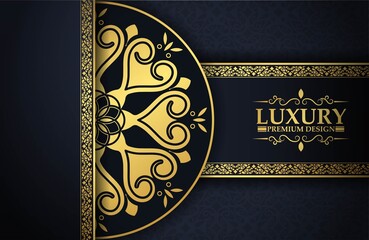 Luxury mandala background concept