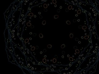 Imaginatory fractal background generated Image