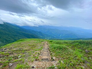 山頂から見える景色