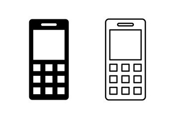 Phone icon vector. Call icon vector. telephone symbol