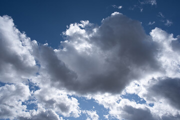 blue sky with clouds