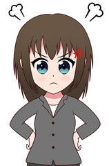 ビジネスウーマン（怒る）