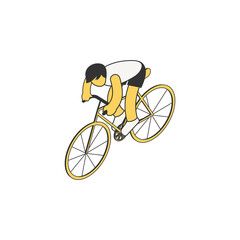 Fototapeta na wymiar Sport Bicycle Riding Composition