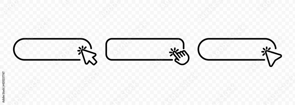 Fototapete serch bar icon. browser window. user interface elements for mobile app. vector eps 10. isolated on t
