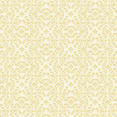 Elegant Ornament seamless pattern template
