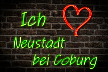 Obraz premium Neustadt bei Coburg