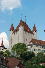 Fototapeta na wymiar Castle in city of Thun, Switzerland.