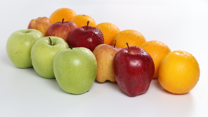 Fruit photography isolated in white background