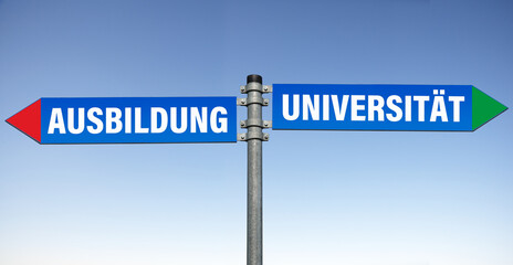 Universität oder Ausbildung, Bildungsweiser
