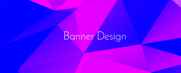 Modern stylish abstract geometric elegant banner pattern background