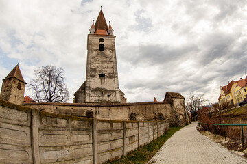 Fortified church in Cristian, Romania