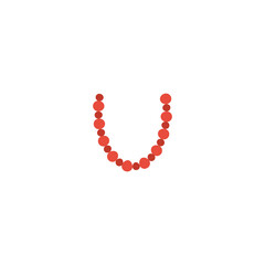 Flat Necklace Icon